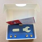 CraftBot Plus Classic/XL fúvóka készlet, réz, 4 db: 0,25, 0,4, 0,6, 0,8mm (MK8 brass nozzle kit)