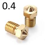 CraftBot 3 fúvóka (ver.1), réz, 0,4mm (E3D brass nozzle)